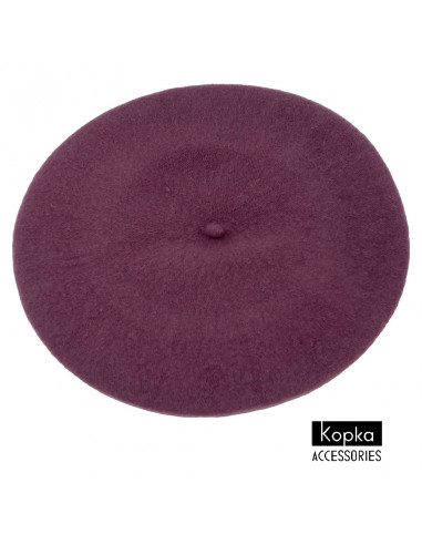 Béret classique Kopka Laine mauve
