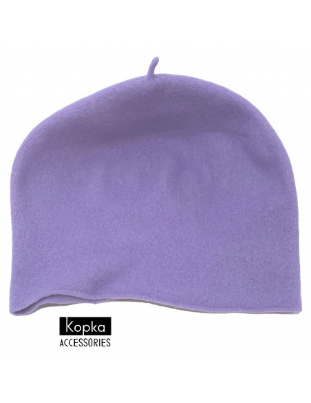 Béret enroulé par KOPKA lilas Béret enroulé par KOPKA lilas