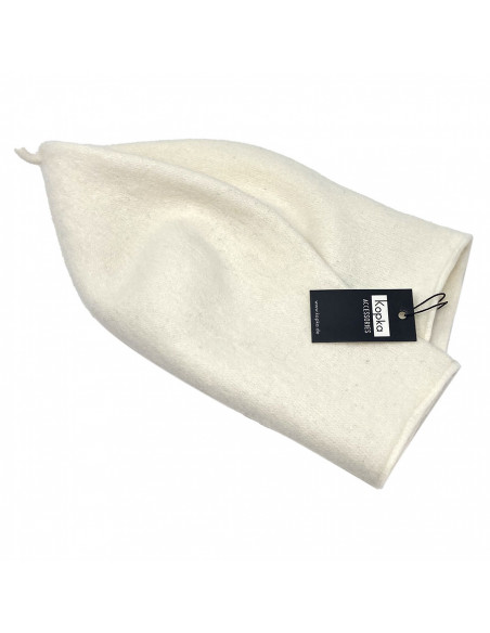 Béret enroulé par KOPKA blanc Béret enroulé par KOPKA blanc