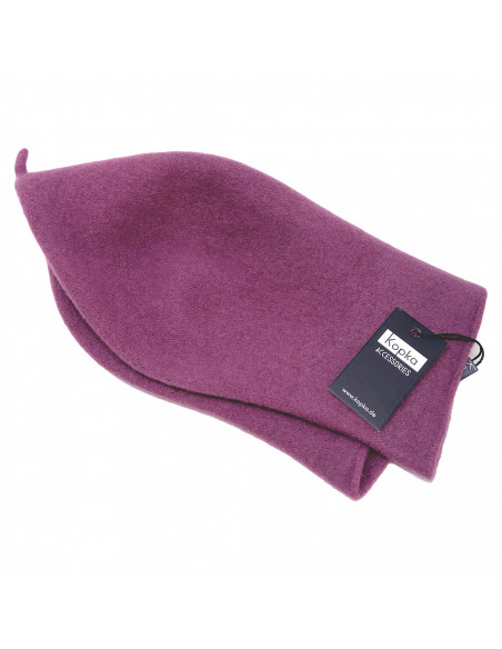 Béret enroulé par KOPKA  MAUVE Béret enroulé par KOPKA  MAUVE