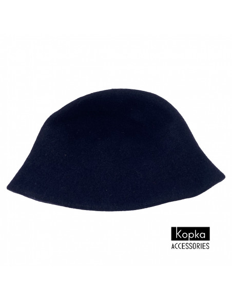 Chapeau clochard hiver laine - KOPKA navy