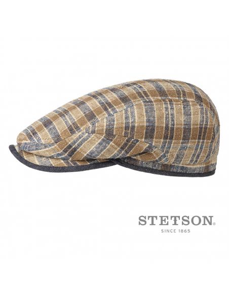 Casquette Driver Soie et Lin