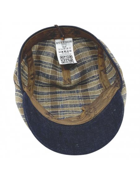 Casquette Driver Soie et Lin