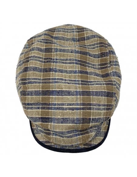 Casquette Driver Soie et Lin