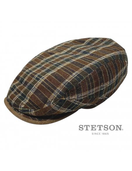 Casquette Driver Soie et Lin