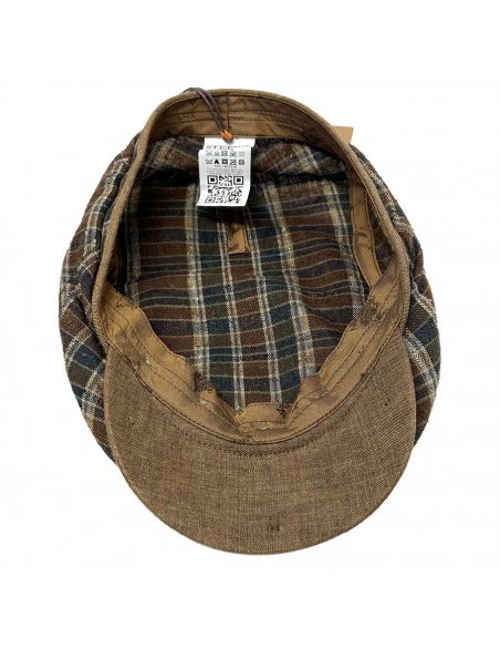 Casquette Driver Soie et Lin