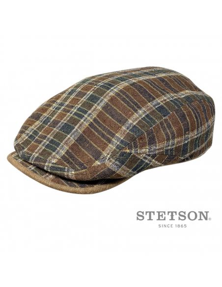 Casquette Driver Soie et Lin