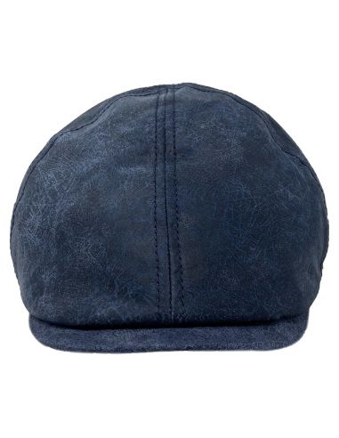 S614 CASQUETTE DUCK CAP PIKSKIN CUIR - STETSON