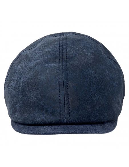 S614 CASQUETTE DUCK CAP PIKSKIN CUIR - STETSON