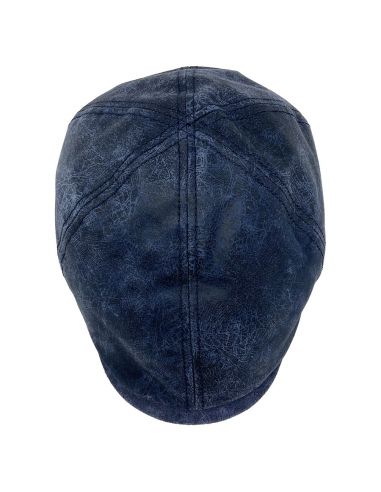 S614 CASQUETTE DUCK CAP PIKSKIN CUIR - STETSON