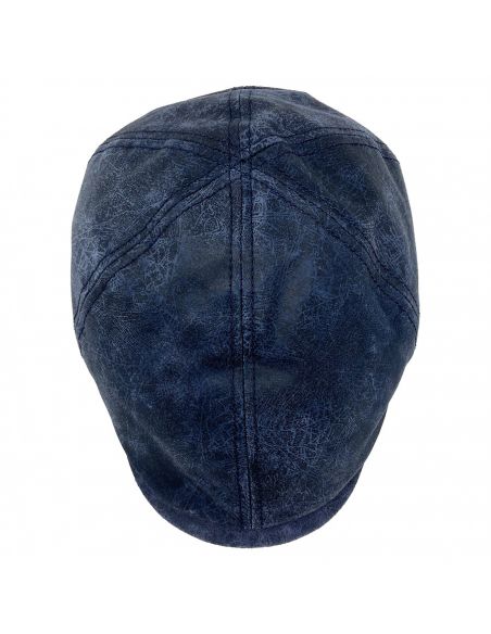 S614 CASQUETTE DUCK CAP PIKSKIN CUIR - STETSON