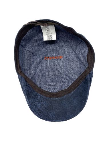 S614 CASQUETTE DUCK CAP PIKSKIN CUIR - STETSON