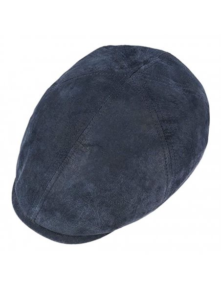 S614 CASQUETTE DUCK CAP PIKSKIN CUIR - STETSON