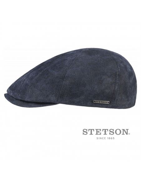 S614 CASQUETTE DUCK CAP PIKSKIN CUIR - STETSON