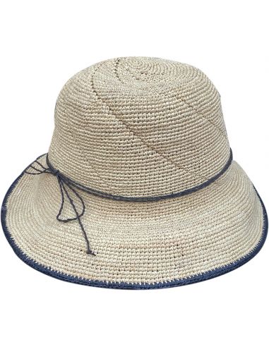 Cloche Raphia Crochet - Via Lorenzo