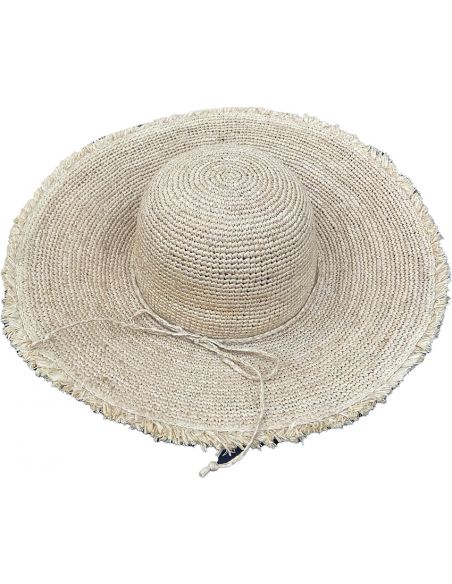 Capeline Crochet Raphia Frange - Via Lorenzo