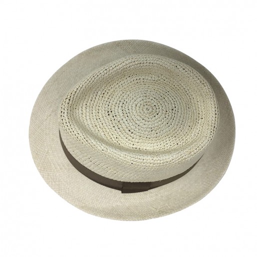 Chapeau Panama Trilby crochet Auréga. haut Chapeau Panama Trilby crochet Auréga. haut