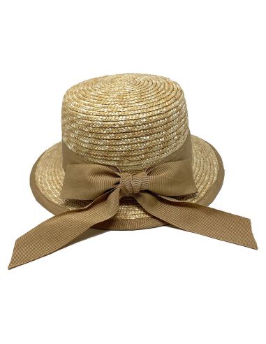 Casquette Femme Paille cousue - Via Lorenzo