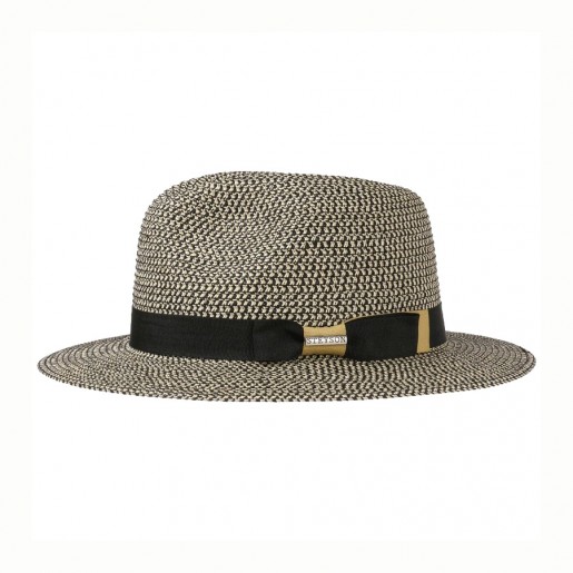 Chapeau Traveller Toyo -Stetson chiné noir profile 2 Chapeau Traveller Toyo -Stetson chiné noir profile 2