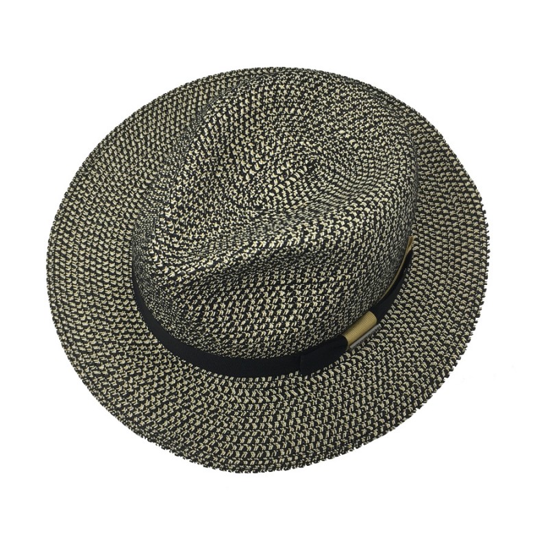 Chapeau Traveller Toyo -Stetson chiné noir haut