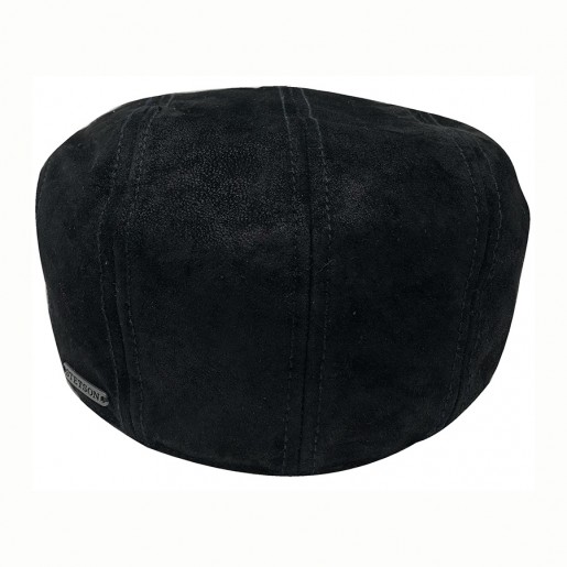 Casquette Yvi Noir Stetson cuir pigskin DOS