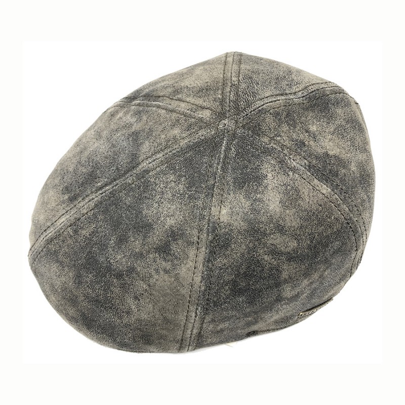 Casquette texas cuir pigskin stetson dessus