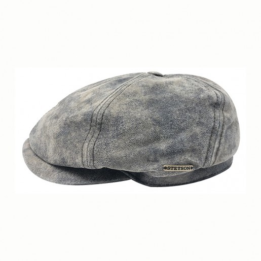 Casquette Panel pigskin cuir -Stetson- Profile