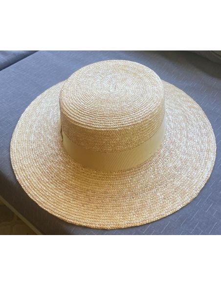 Canotier Paille cousue - Panizza