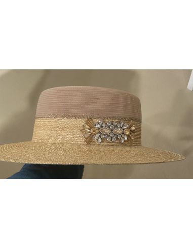 Canotier Paille Luxe - Marzi Firenze
