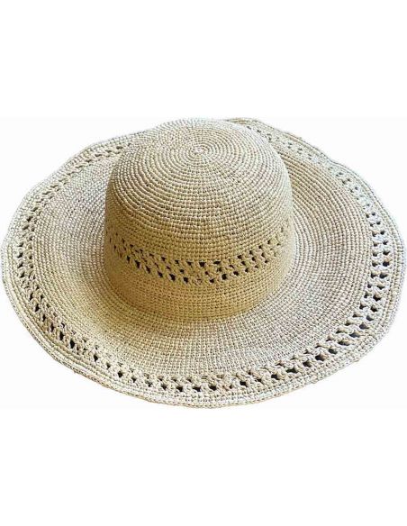 Capeline Louise Raphia Crochet FTS