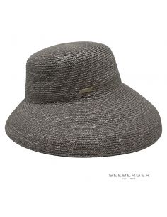 Chapeau en Paille Fine Naturel Femme - Seeberger 2