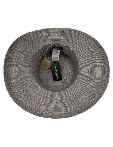 Chapeau en Paille Fine Naturel Femme - Seeberger