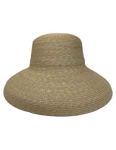 Chapeau en Paille Fine Naturel Femme - Seeberger