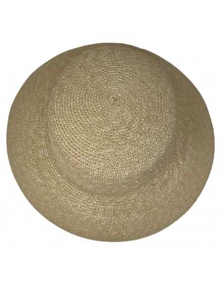 Chapeau en Paille Fine Naturel Femme - Seeberger