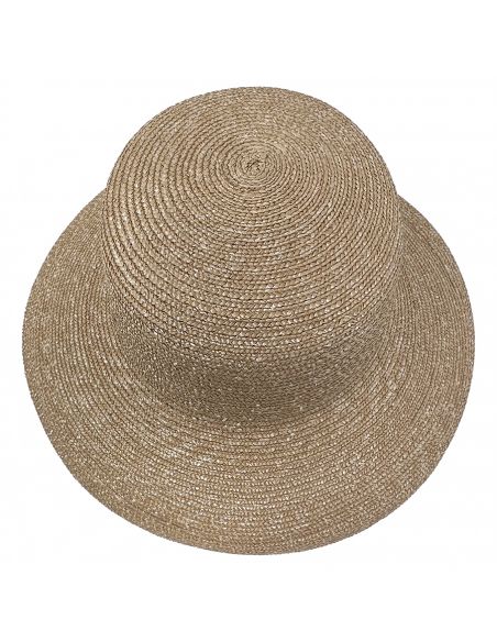 Chapeau en Paille Fine Naturel Femme - Seeberger