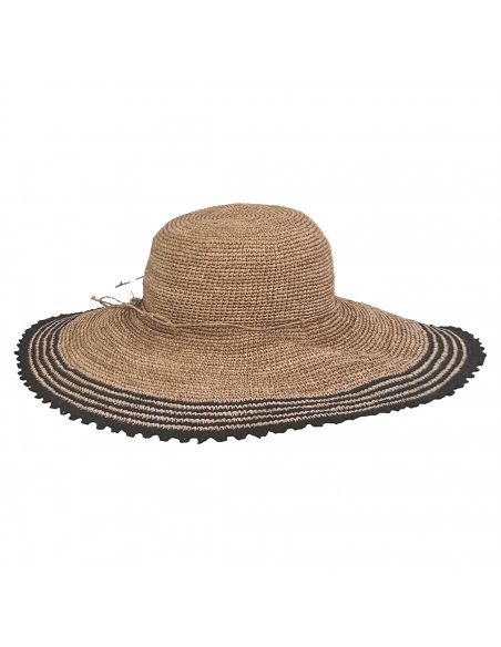 Grande Capeline Raphia GABY - Chapeau Victor