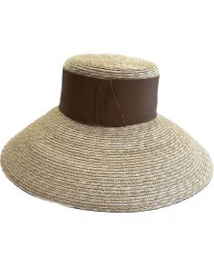 Chapeau Cordobes Paille cuir- Catarzi - C112