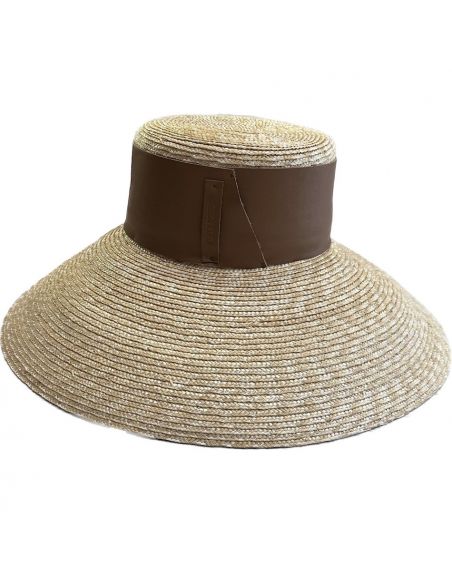 Chapeau Cordobes Paille cuir- Catarzi - C112
