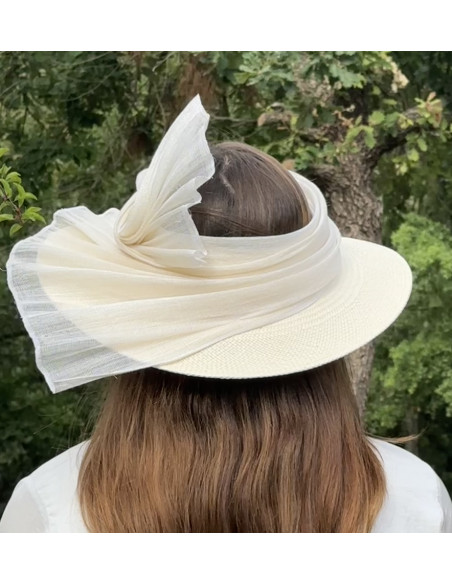 Fascinator Shanna Panama- Buntal