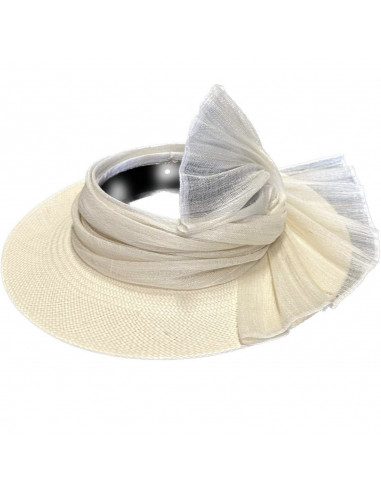 Fascinator Shanna Panama- Buntal