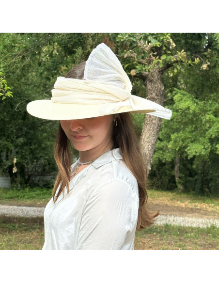 Fascinator Shanna Panama- Buntal