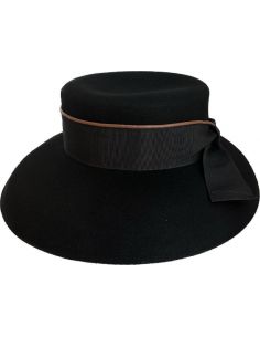 2H284 Cordobes Femme Hiver Feutre Noir - M by Fléchet