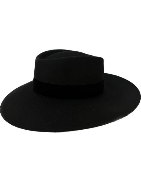 2H87 Cordobes Femme Hiver Feutre Noir - M by Fléchet