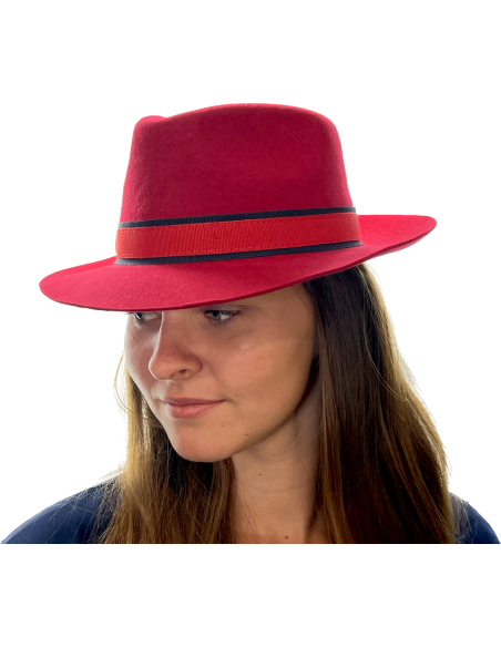 Fedora Femme Feutre Cachemire - Mby Flechet