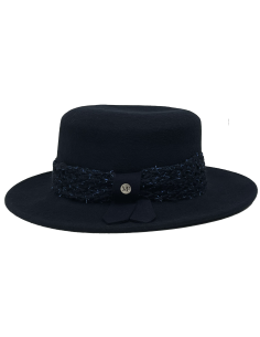 Chapeau Canotier Feutre - Mby Flechet