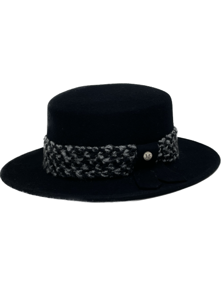 Chapeau Canotier Feutre - Mby Flechet