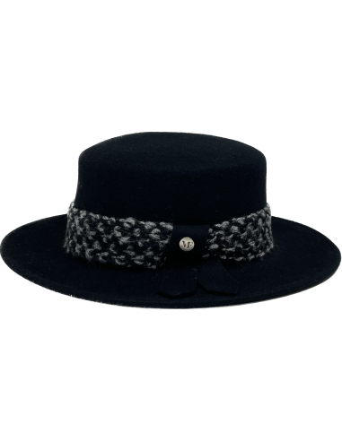 Chapeau Canotier Feutre - Mby Flechet