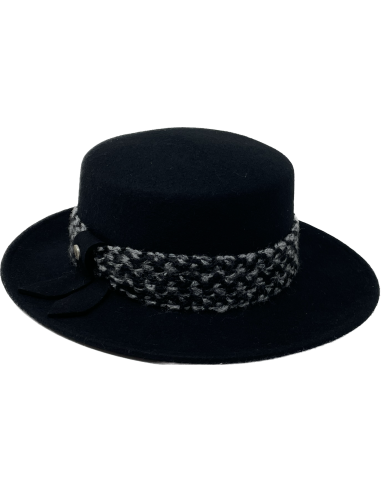 Chapeau Canotier Feutre - Mby Flechet
