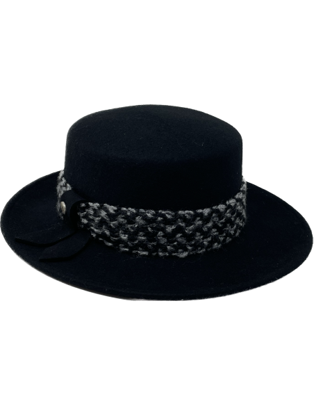 Chapeau Canotier Feutre - Mby Flechet