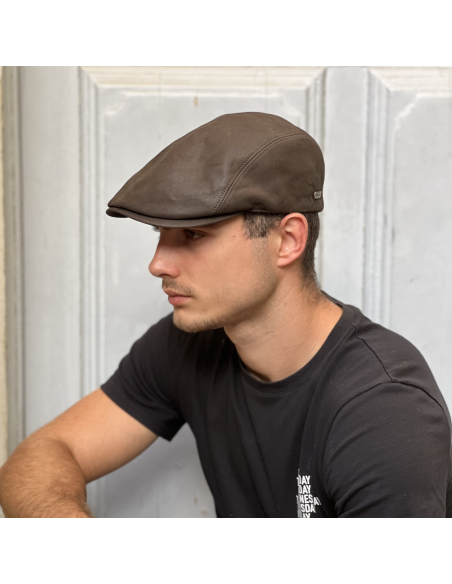 Casquette Napoli Cuir d’agneau - Auréga